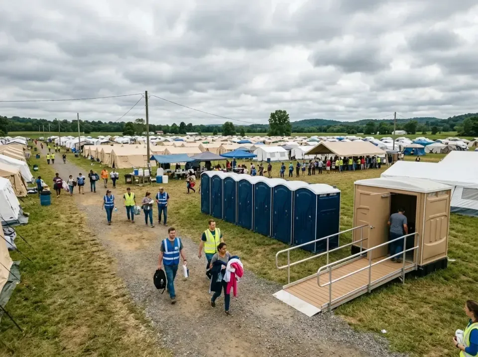 disaster-relief-camp-restrooms-010 — frequently asked questions, Dumpster & Portable Bathrooms Rental in Germantown Hills, IL